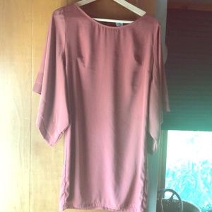 Polyester knee length dress